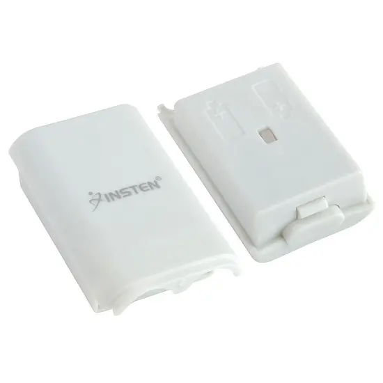 Insten Wireless Controller Battery Pack Shell for Microsoft Xbox 360, White {1}