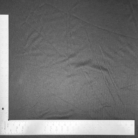 1 Yard 4x2 Rib Knit Solid Fabric Stretchy Durable Soft 52"-53" Inch Width H. Gray {6}