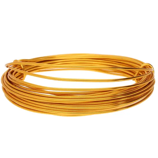 The Beadsmith 12-Gauge Anodized Aluminum Wire for Jewelry Making, Metal Wire for Wrapping Gold {2}