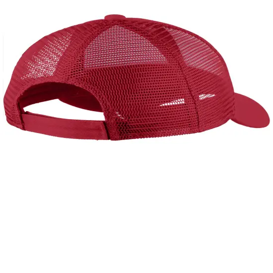 Port Authority&reg; Adjustable Mesh Back Cap Chili Red {2}