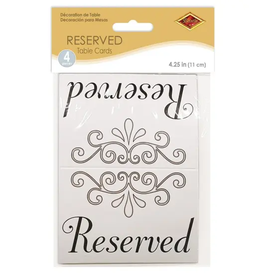 48 Piece Bulk Reserved Table Cards {2}