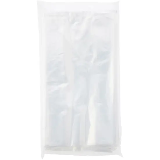 Plymor 4" x 2" x 8" (Pack of 100), 1 Mil Gusseted Plastic Bags {6}