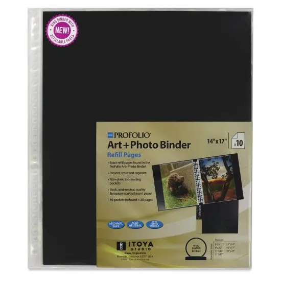 Itoya Superclear Refill Pages - 14" x 17", Pkg of 10 {1}