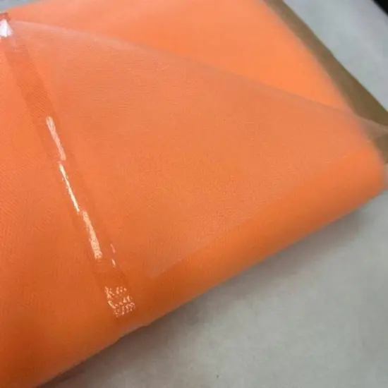 54 Inch Tulle Fabric 40 Yards Roll Soft Polyester for Wedding Crafts Party Decor Peach {1}
