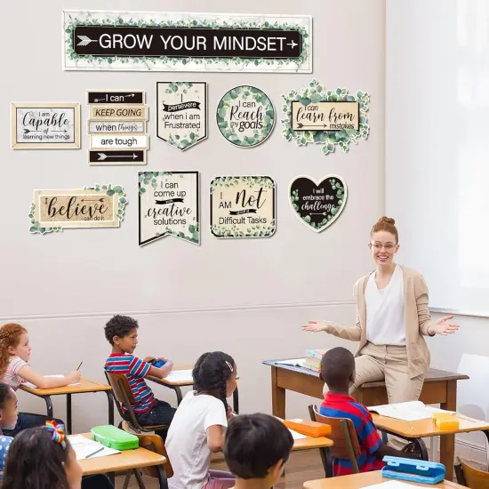 26 Pieces Growth Mindset Posters Bulletin Board {4}