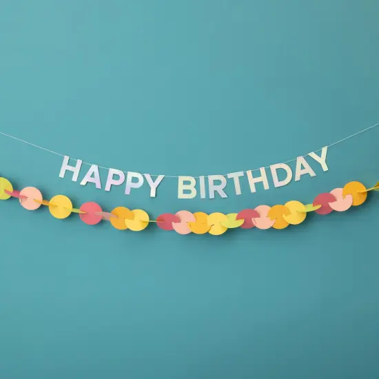 We R DIY Party Paper Punch-Garland {5}