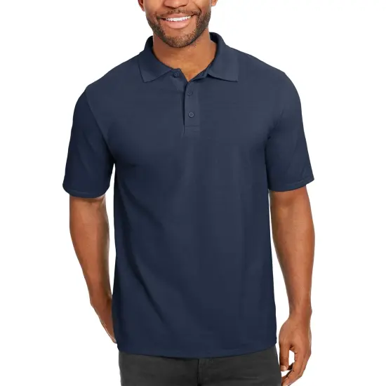 Gildan Hammer Pique Polo T-Shirt, Pure Cotton Short Sleeve Assorted Color Men's Tee Black {8}