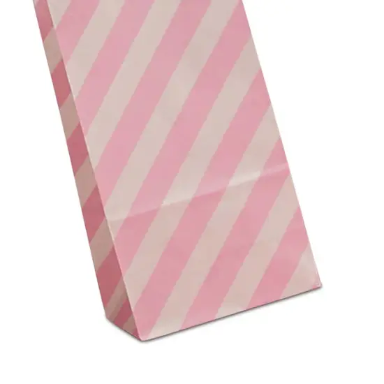 Diagonal Stripe Design SOS Bags 3 5/8'' x 2 1/4'' x 7'' {5}