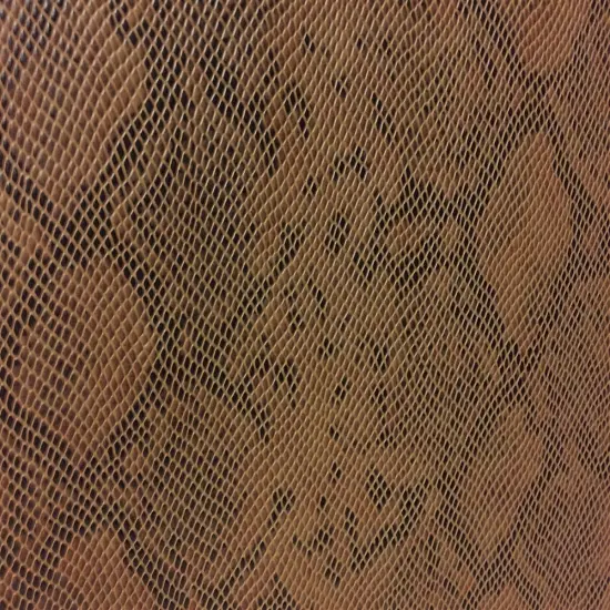 1 Yard Matte Faux Python Snake Skin Vinyl Fabric For Upholstery 54 Inch Wide Caramel Brown {4}