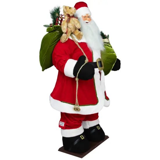 Northlight Animated Musical Inflatable Santa Claus Commercial Christmas Figurine - 5' - Red {3}