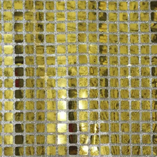 Square Sequins Fabric Quad Sequins Fabric 45" Wide Multiple Colors Royal Blue {6}