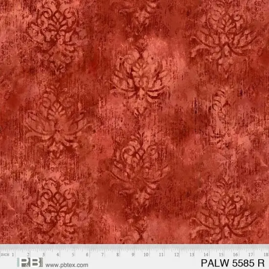 Red Palazzo Cotton Wideback Fabric Per Yard {1}