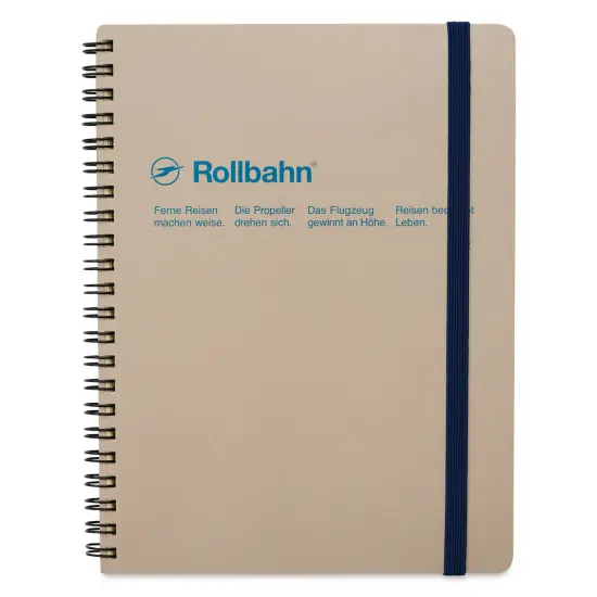 Delfonics Rollbahn Classic Spiral Notebook - Greige, A5 {1}