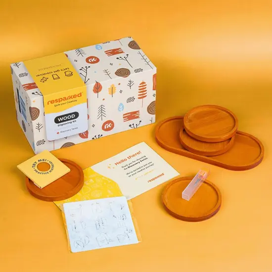 Project Kit: Engrave Wood Coasters {1}