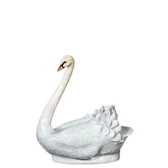 Small Swan Life Size Statue {1}