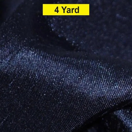 Shantung Satin Fabric Satin Dupioni Silk for Apparel and Garments 60" wide Navy Blue {1}