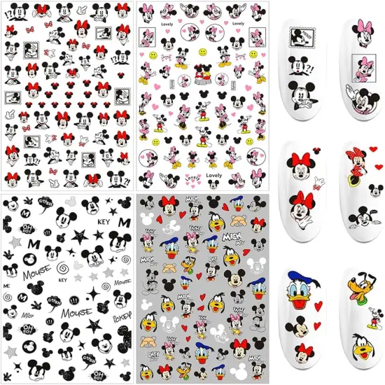 8pcs 3D Cute Nail Art Stickers {2}