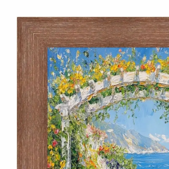 Rust Brown Grain Barnwood Picture Frame 10x12 frame {4}