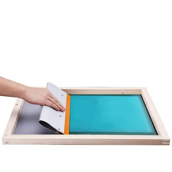 Worown 13.7 Inch Aluminum Handle Screen Printing Squeegee, 75 Durometer Ink Scraper {3}