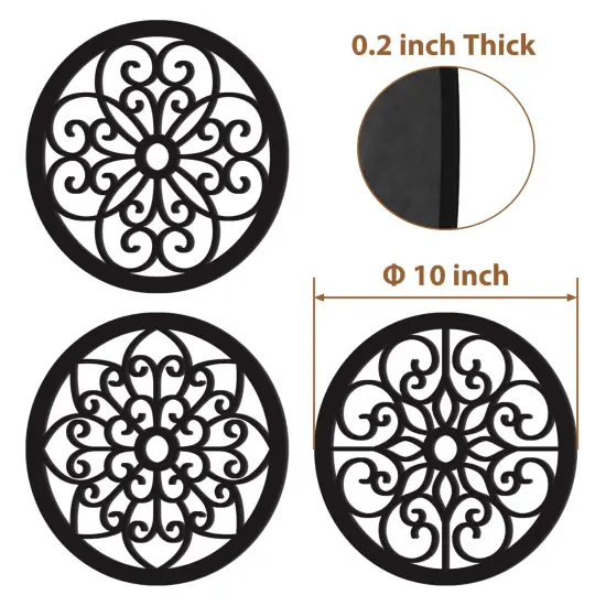 Bnesi 3 Pieces Thickened Rustic Wood Wall Decor,Modern Farmhouse Hanging Decoration for Living Room Bedroom Hallway Decor Office Kitchen Wall Decoration (Modern style) {5}