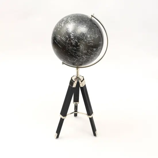 Tabletop Decorative Globe on Aluminium Tripod Stand - 32"(H) {2}