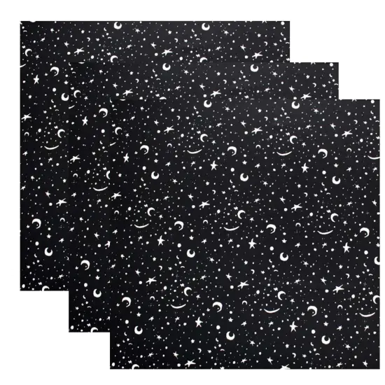 Stars Moons Printed Spandex {5}