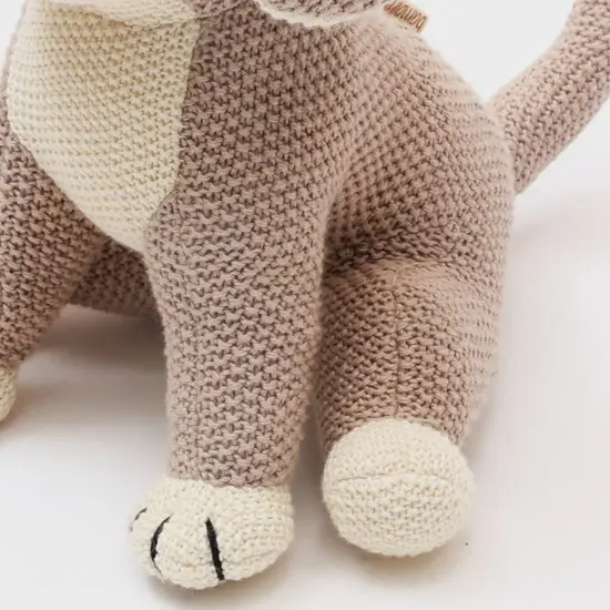 100% Handmade Cotton knitted Soft Duke Plush Toy/Soft toys almond peech {3}
