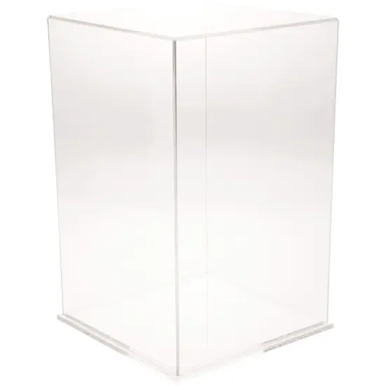 Plymor Clear Acrylic Display Case, 9" W x 9" D x 14" H Clear Base {1}