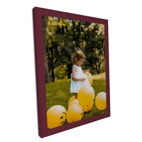 Maroon Picture Frame Modern Popular Custom Size Framing {3}