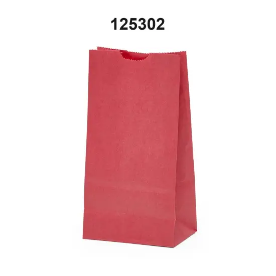 Colored Paper Carry Bags 4'' X 2 1/2'' X 8 1/4'' {2}