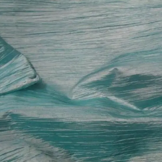 1 Yard Crease Crushed Taffeta Fabric 54 Inches Wide Accordion Texture for Event Decor Kelly Green {2}