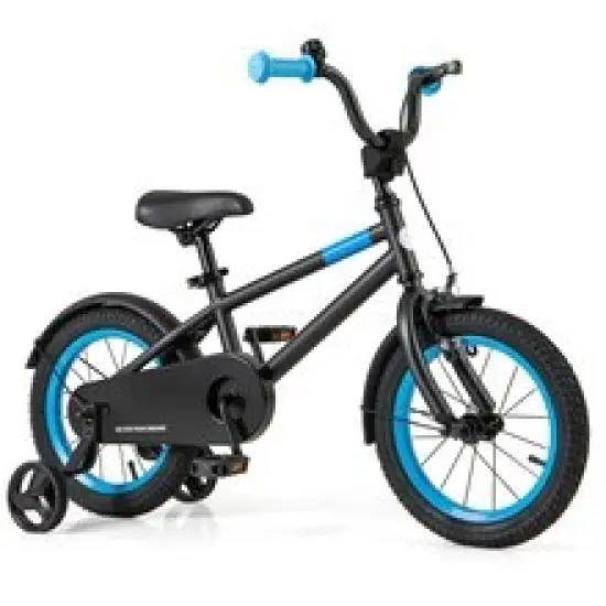 Metal Kids Bike with Adjustable Handlebar and Saddle for Comfortable Riding {1}