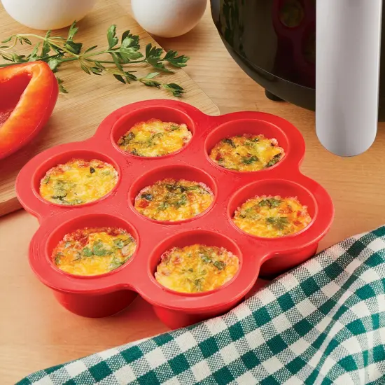 Collections Etc Egg Bite Silicone Molds - Set of 2 {1}