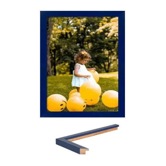 30x40 Blue Picture Frame Gallery Wall Hanging {3}