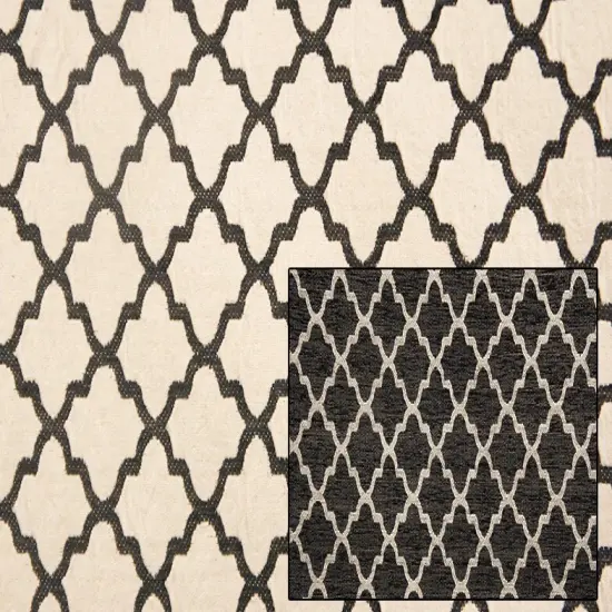 Hermitage Upholstery & Bedding Fabric Midnight {7}