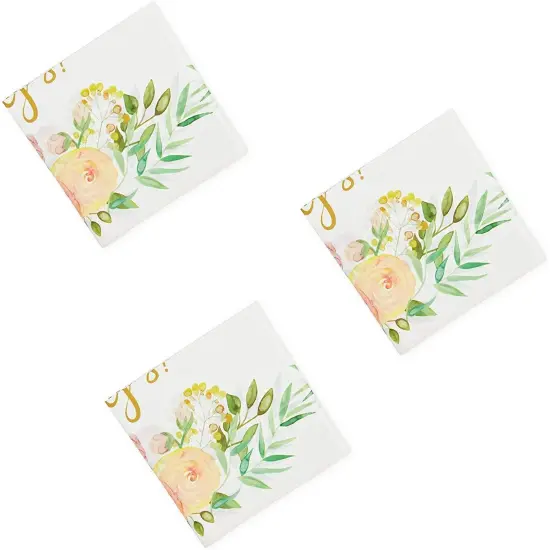 She Said Yes Table Covers for Bridal Showers (54 x 108 in., 3 Pack) White {5}