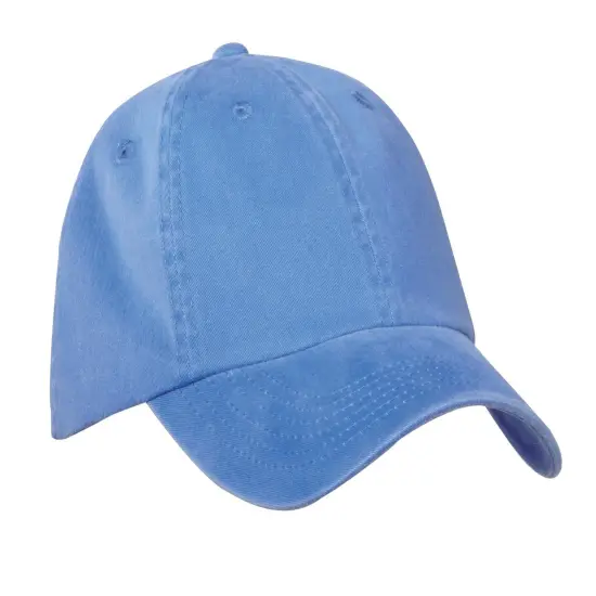 Port Authority&reg; Garment Washed Cap Faded Blue {1}