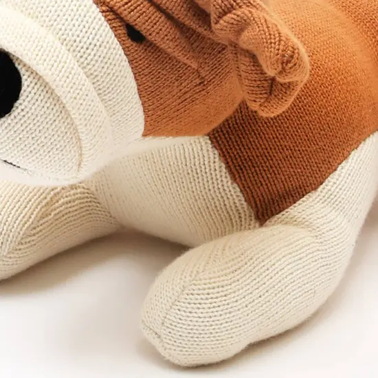 100% Handmade Cotton knitted Soft Secer Plush Toy/Soft toys apricot tan {3}