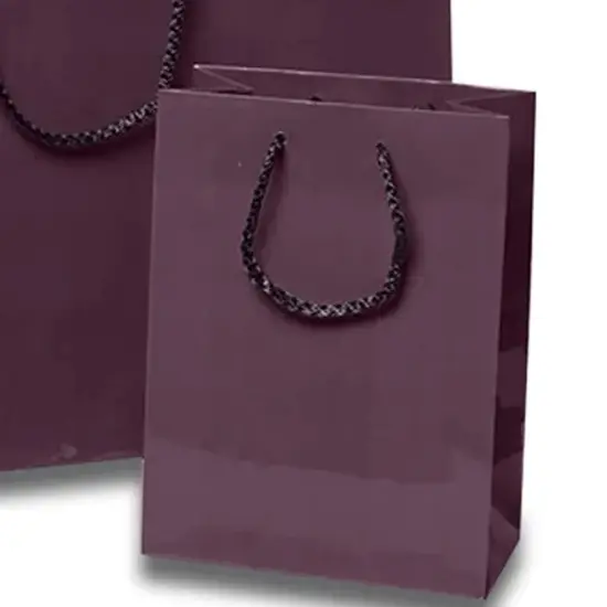 Sleek and Compact Glossy Euro Totes 4 3/4'' x 2 3/4'' x 6 3/4'' Purple Haze {5}