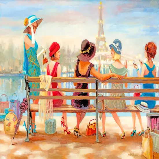 Sunsout Girls Day Out 550 pc Jigsaw Puzzle 11240 {1}