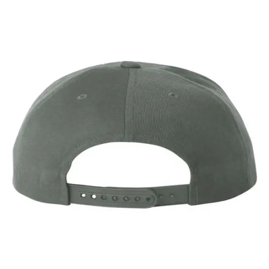 YP Classics&reg; Flat Snapback Cap Dark Grey {2}