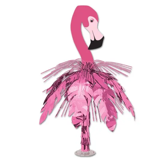 6 Pack Bulk Luau Party Flamingo Cascade Centerpiece {1}