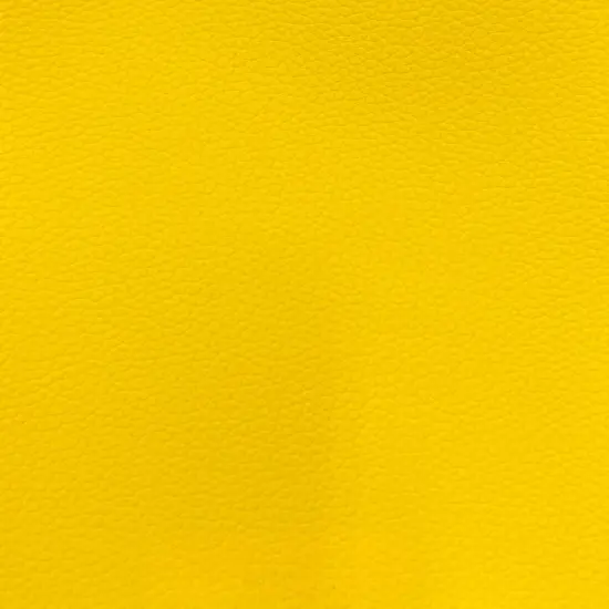 1 Yard Pebble Grain Textured Faux Leather Vinyl Fabric For Upholstery 55 Inch Wide Yellow {1}