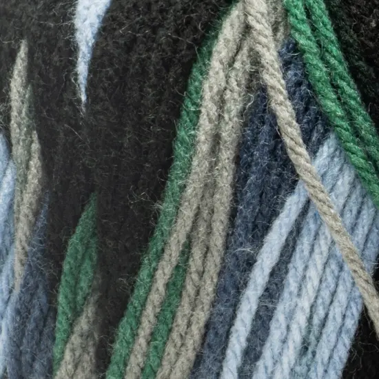 Red Heart All in One Granny Square Yarn 24 Pack-Silver Sea {4}