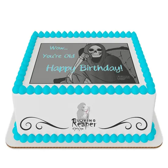 Loving Reaper Wow your Old Edible Icing Sheets- Assorted Image Cake Toppers-Frosting Sheets- Cookies- Cupcake Toppers {3}