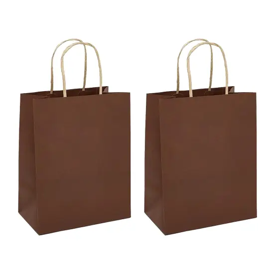 Extensive Kraft Tinted Shopping Bag 8" x 5" x 10.25" {4}