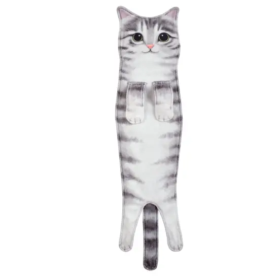 Collections Etc Hanging Cat Towel {2}