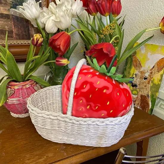 13inch Artificial Large Red Strawberry {5}