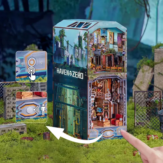 DIY Book Nook Kit - Haven Zero w/ Dust Cover {3}