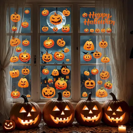 Halloween Thanksgiving Window Stickers {5}